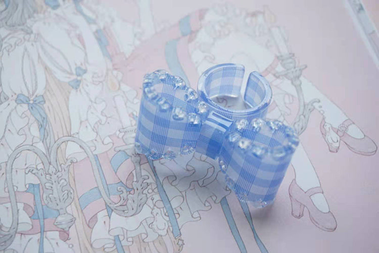 Sweet Lolita Bow Ring and Necklace - image 63