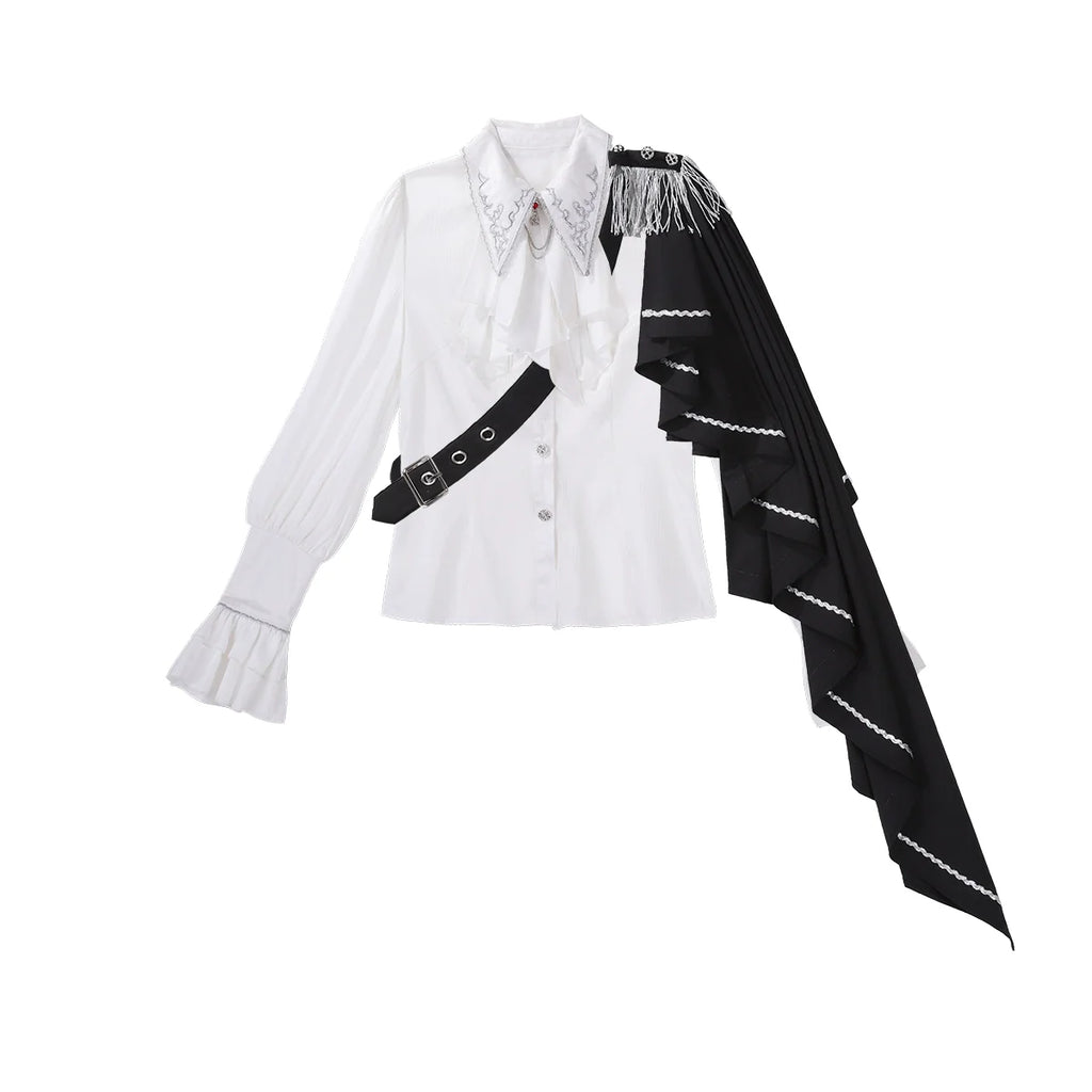 Ouji Lolita Pants Set, Detachable Jabot & Shawl - image 18