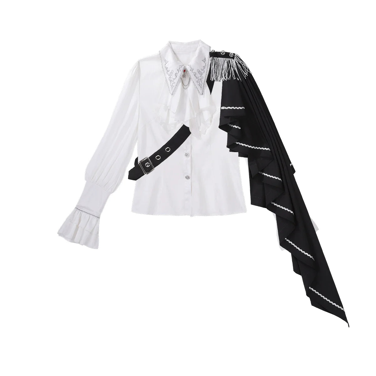 Ouji Lolita Pants Set, Detachable Jabot & Shawl - image 18
