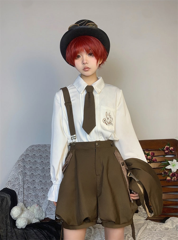 Detective Rabbit Kiri - Ouji Lolita Outfits, Backpack Pants - image 19