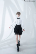 Desperate Bunny - Ouji Lolita Vest Shorts Set - image 11