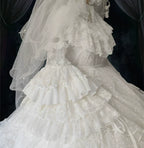 Halloween Gothic Wedding Lolita OP Dress - image 14