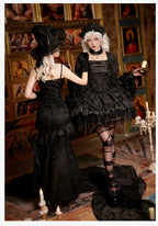 Twilight Witch-Inspired Black Gothic Lolita Skirt Set - image 22