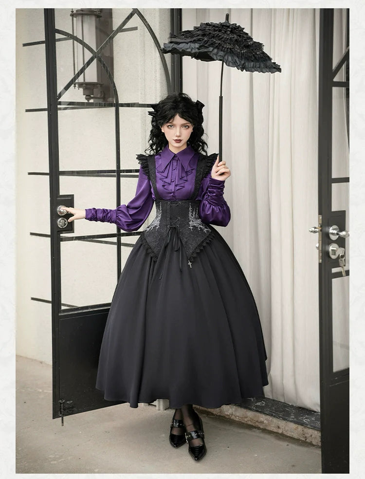 Thorny Night Gothic Lolita Bust-Support JSK - image 8