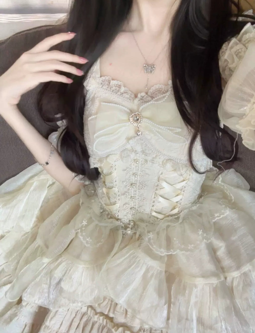 Rose Tale Sweet Lolita Summer Suspender JSK Dress and Accessories - image 7