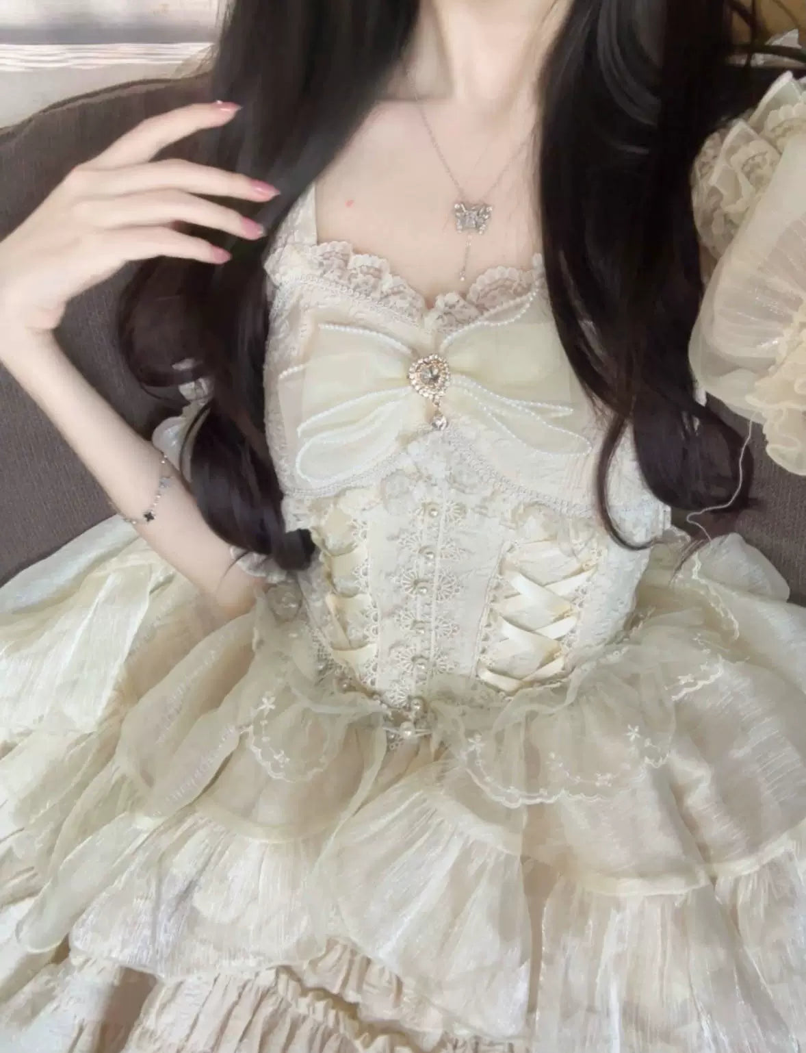 Rose Tale Sweet Lolita Summer Suspender JSK Dress and Accessories - image 7