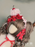Bite The Cake - Sweet Lolita Accessories, Red & White Polka Dots - image 18