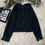 Summer Short Sleeve Cotton Lolita Blouse - image 26