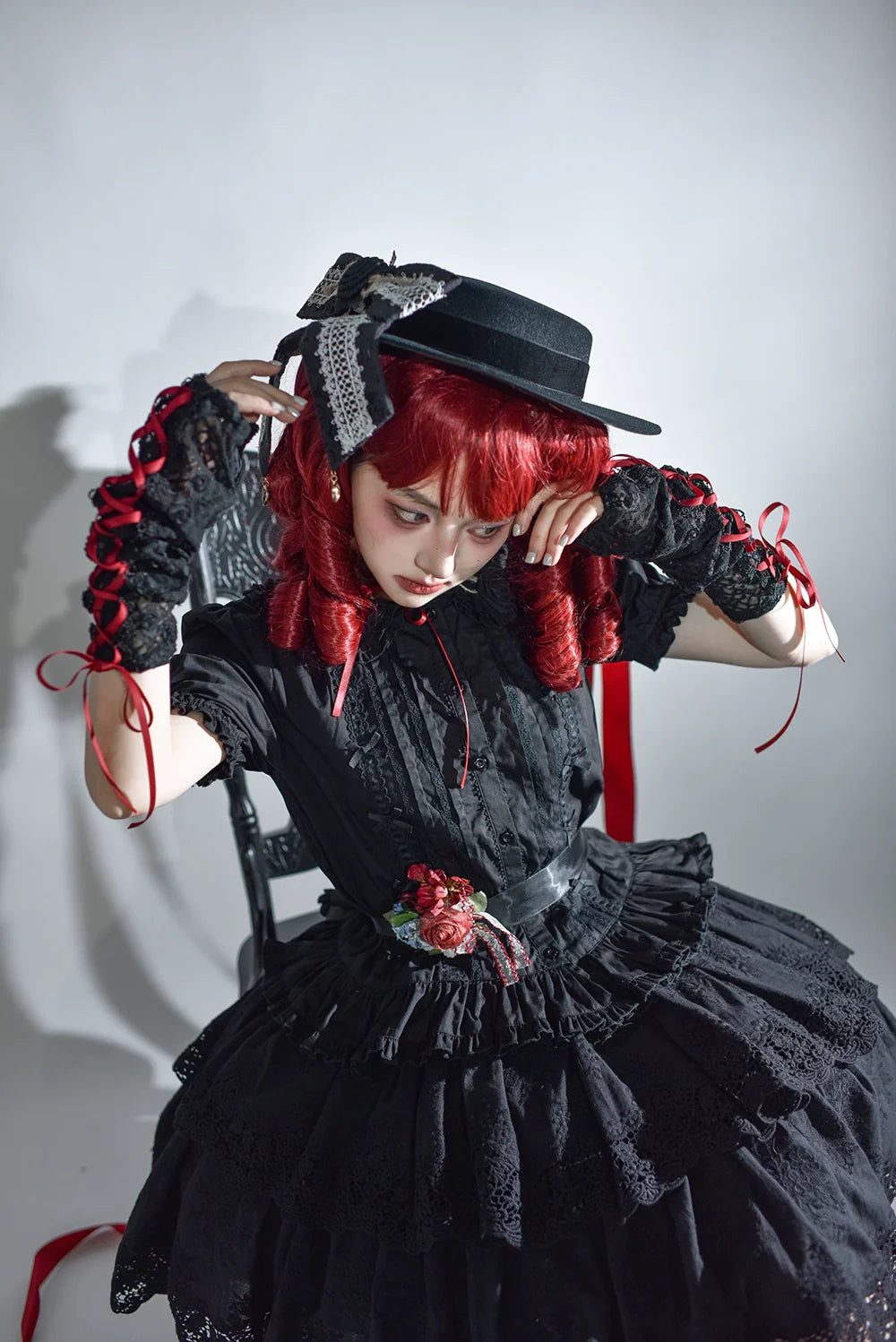 Forest Waltz - Classic Lolita Tiered Skirt Multi-layer Embroidered SK - image 41