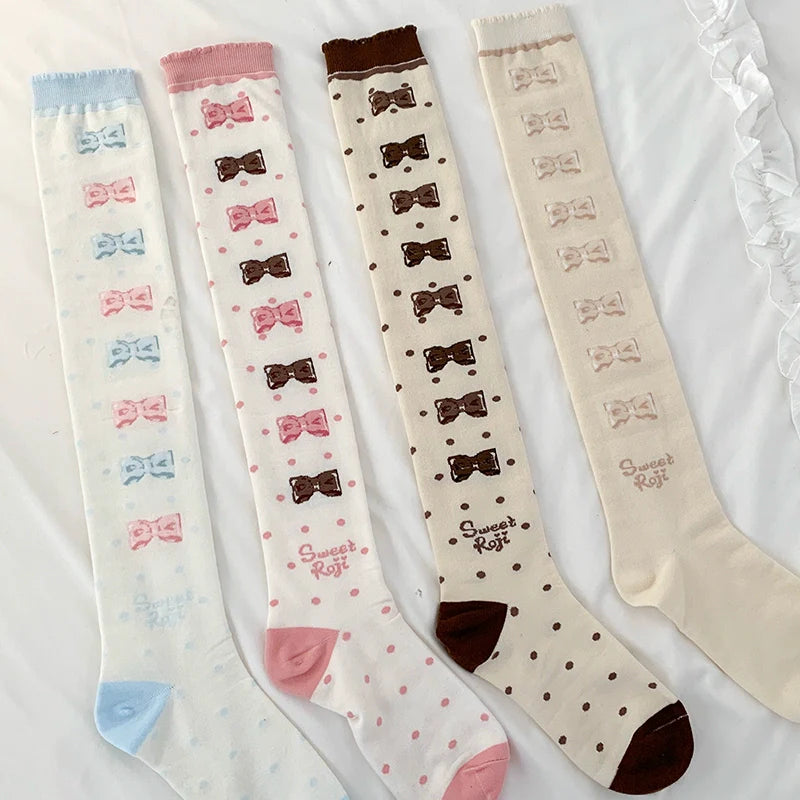 Winter Lolita Thigh High Socks Slim Leg Socks - image 12