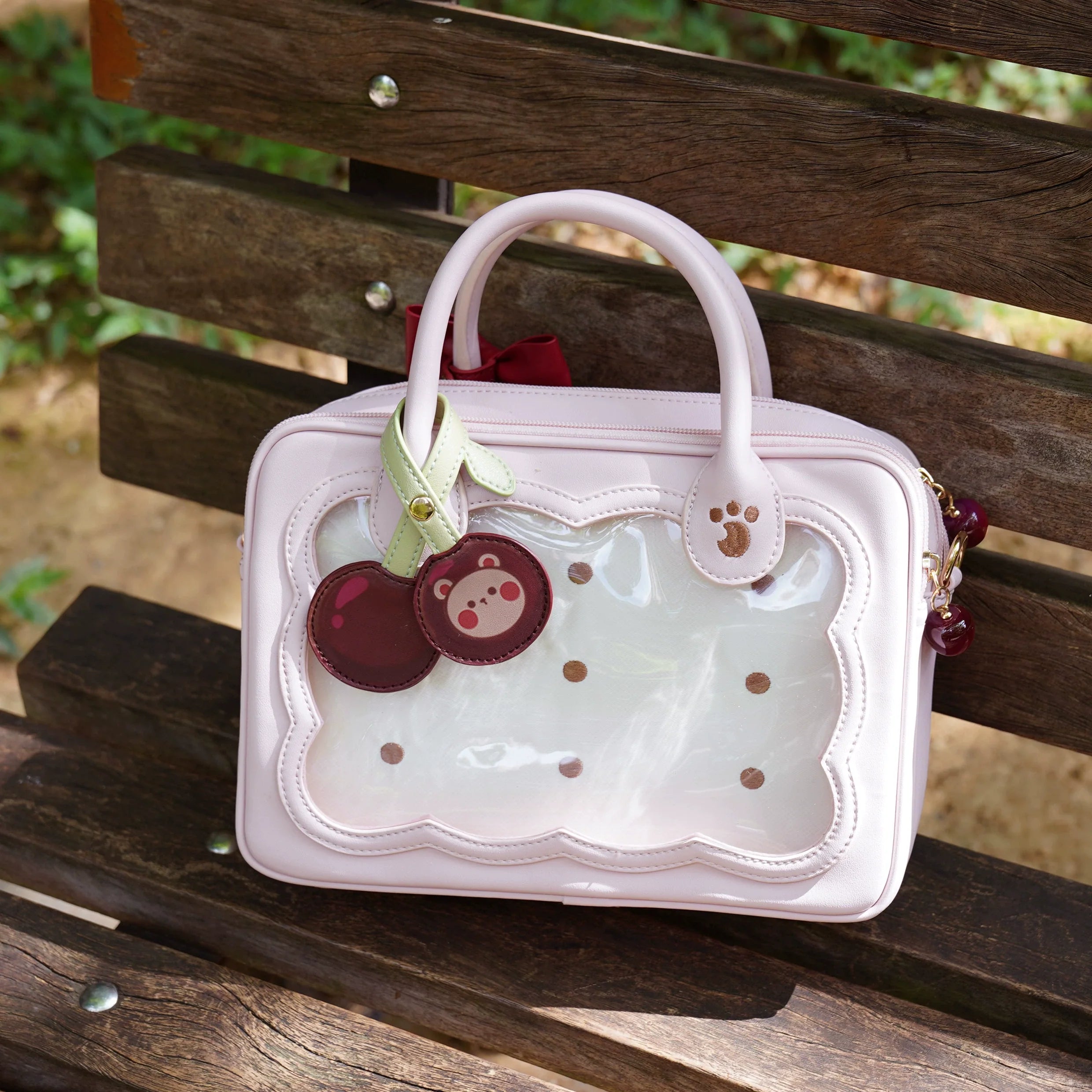 Kawaii Lolita Bag Cherry Biscuit Shoulder Crossbody Handbag - image 43