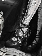 Sacred Bone Diary - Skeletal Hand Gothic Lolita Heels - image 13