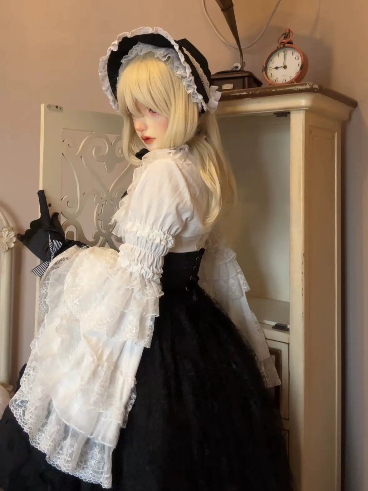 Eternal Taboo - Gothic Lolita Dress with Princess Sleeve Shirt - image 14