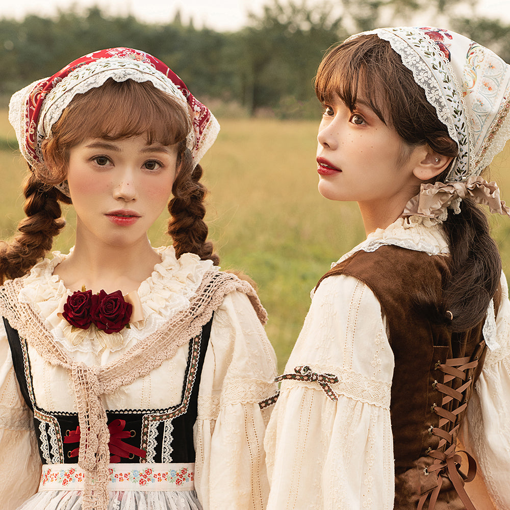 Rich Hymn - Lolita Bavarian Long Velvet JSK - image 21