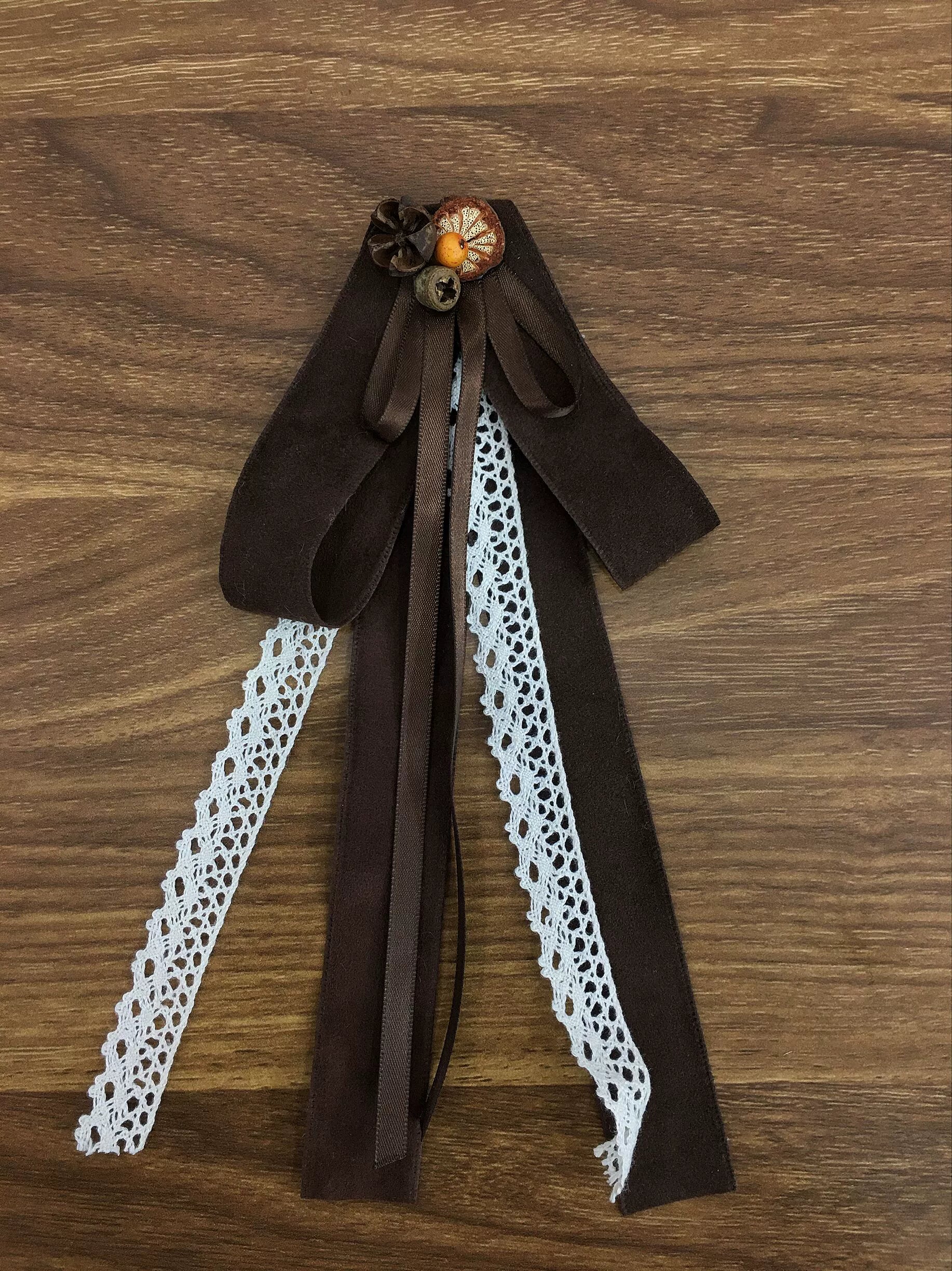 Chestnut Autumn - Plaid Classic Lolita JSK, Bust Supporting and Accessories - image 16