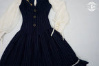 Rose Doll - Elegant Lolita Striped Fishbone Skirt - image 86