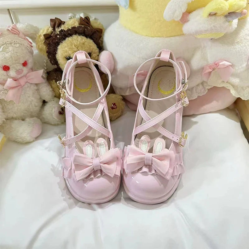 Bond Bunny - Sweet Lolita Platform Shoe, Bunny Ear Accents - image 13