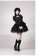 Twilight Witch-Inspired Black Gothic Lolita Skirt Set - image 29