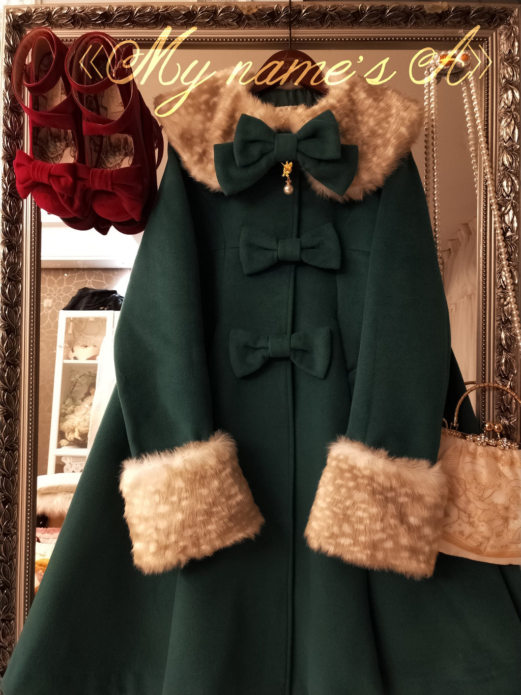 Casual Lolita Winter Wool Down Coat Multicolors - image 8