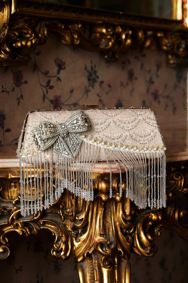 Slavic Heiress - Rhinestone Bow Lolita Handbag - image 1