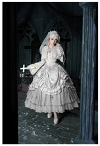 Humanoid Robot - Silver Gothic Lolita Mermaid Skirt Set - image 47