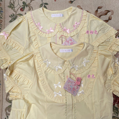 Creamy Condensed Milk - Kawaii Lolita Short-Sleeve Shirt - image 21