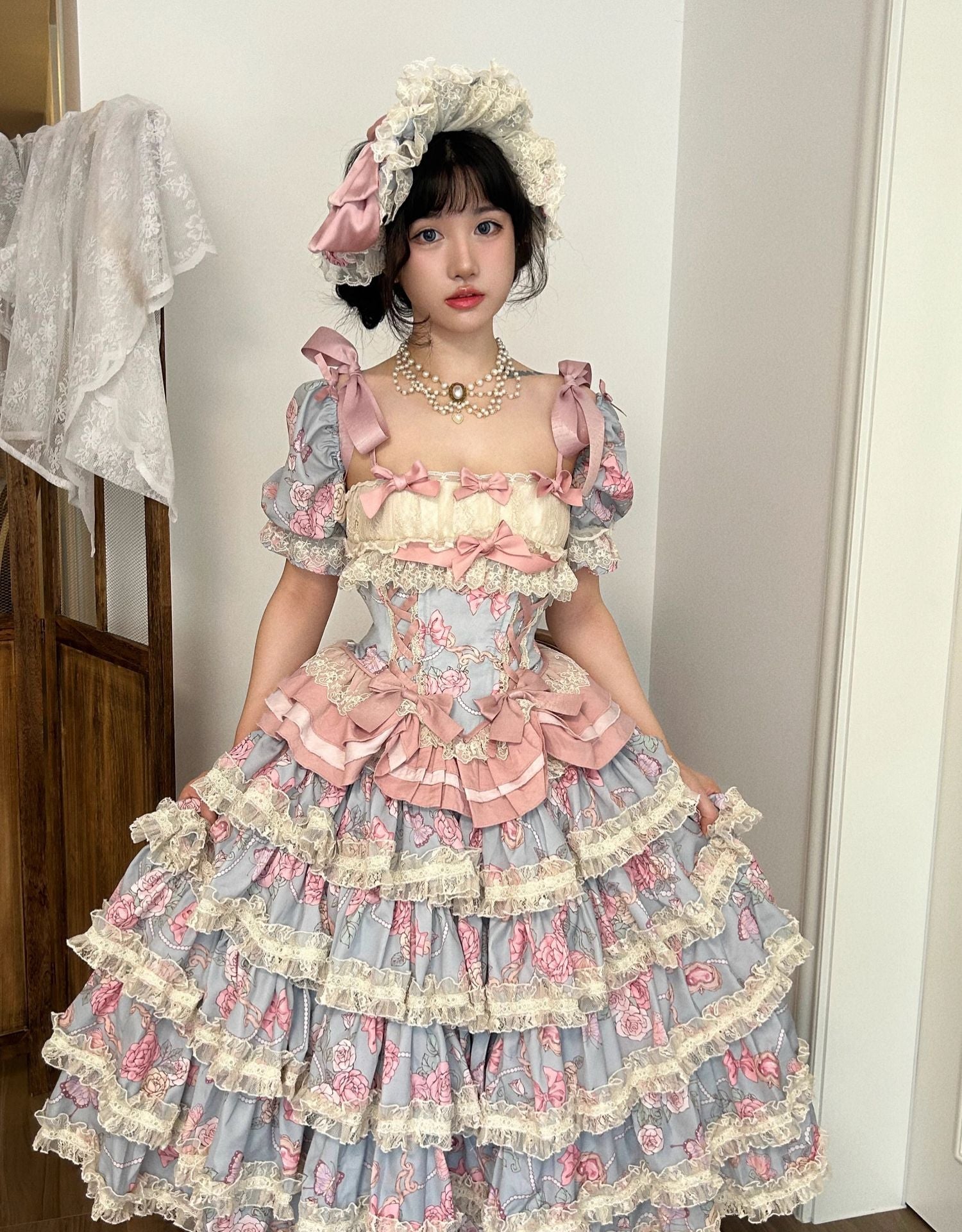Jewel Rose - Plus Size Sweet Lolita Skirt Set in Separate Pieces - image 1
