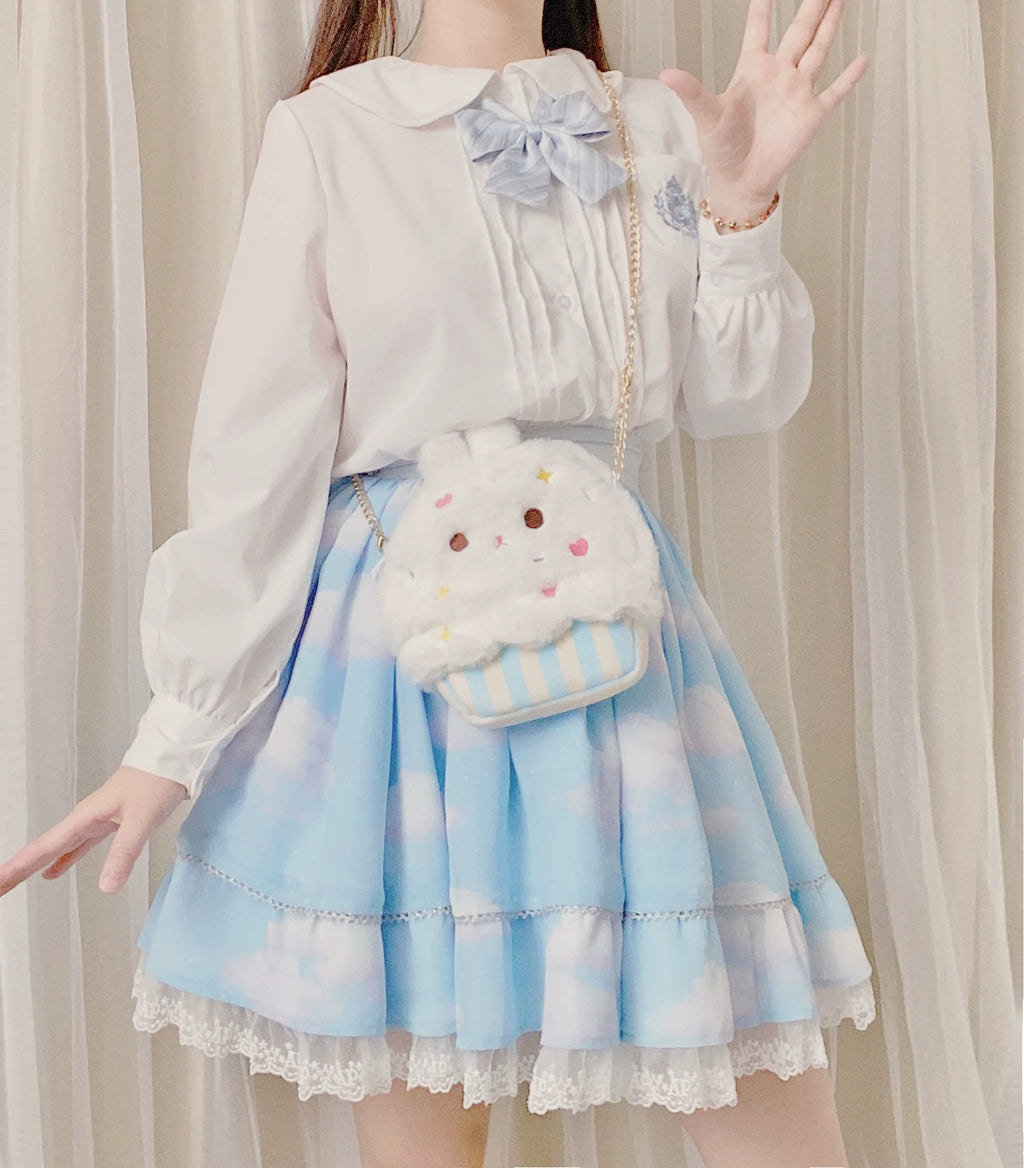 Cute Plush Lolita Bag Rabbit Cake Bag - image 20