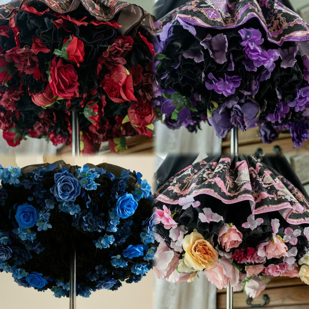 Floral Lolita Petticoat with Detachable Trim Collection - image 17