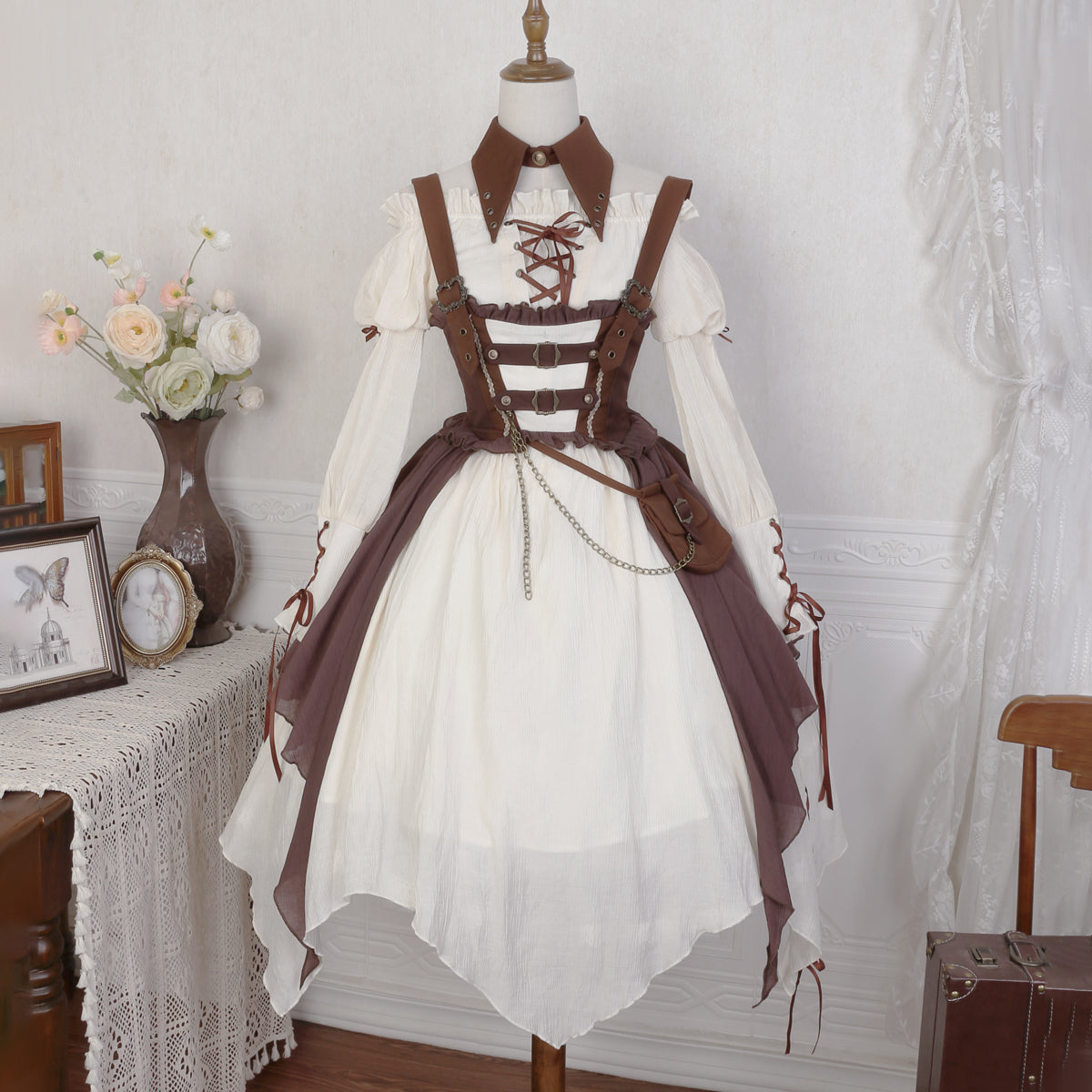 Pirate Guide - Vintage Lolita Suit Vest JSK Dress - image 24