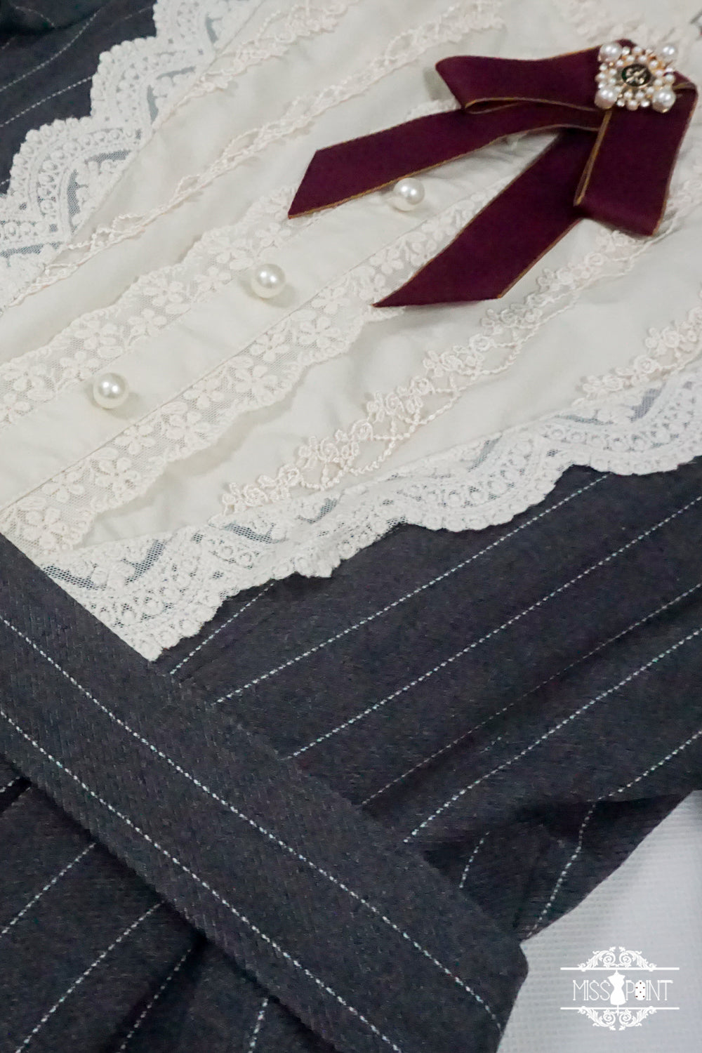 Rose Silhouette - Vintage Classic Lolita OP - image 38