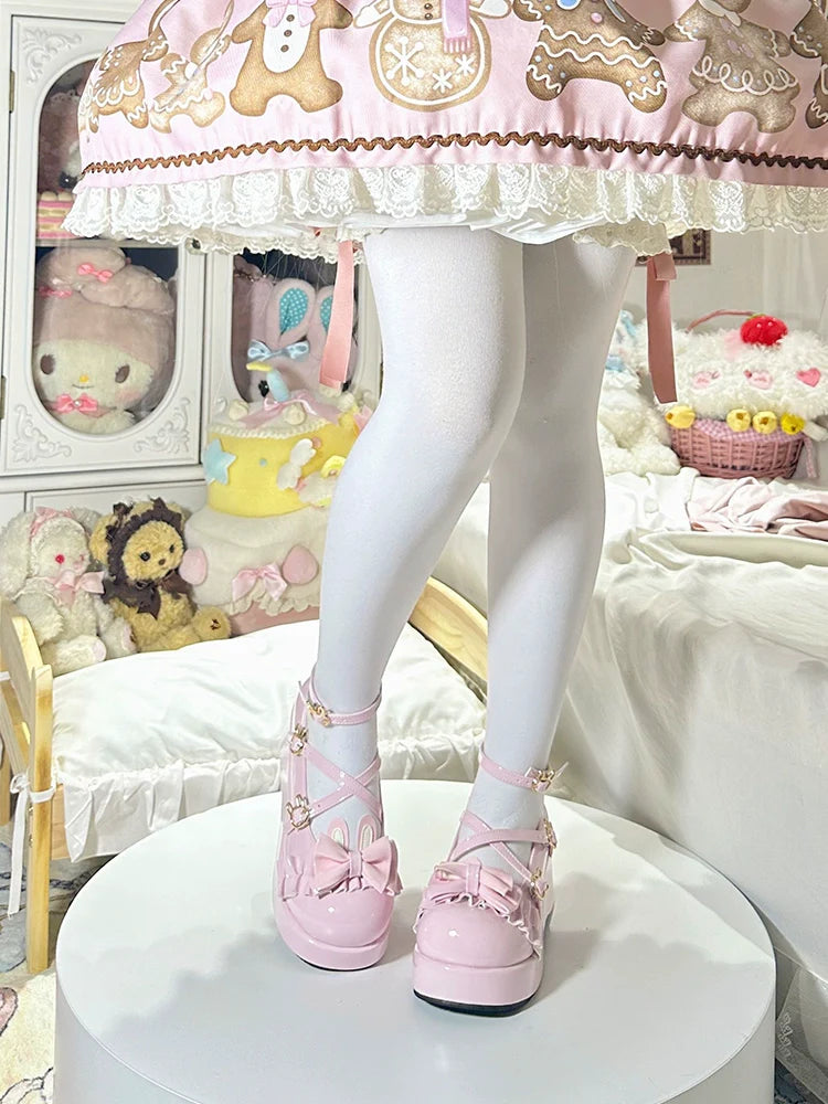 Bond Bunny - Sweet Lolita Platform Shoe, Bunny Ear Accents - image 3
