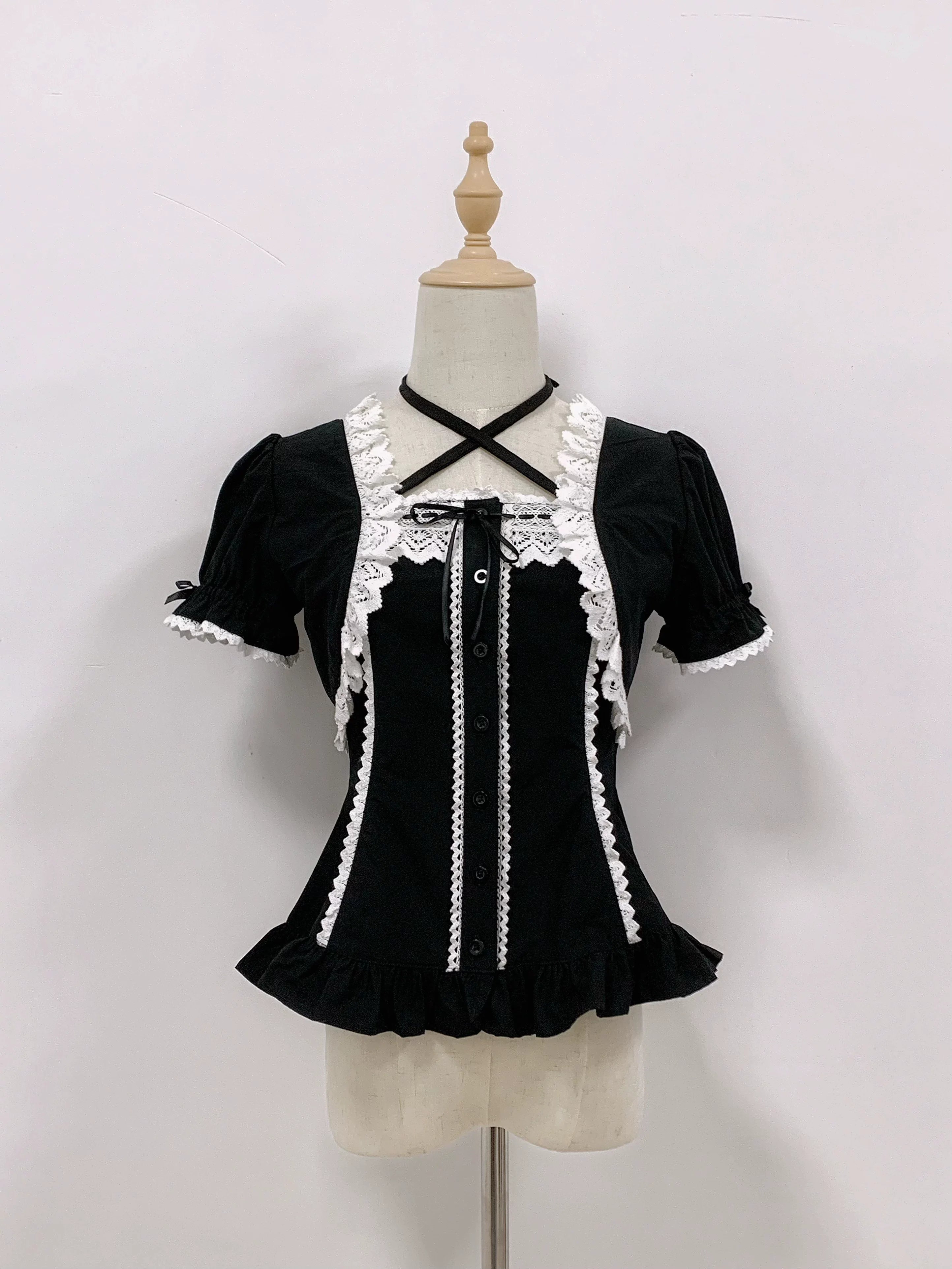 Haruhime Momoko - Cotton Old School Lolita Blouse Collection - image 16