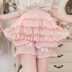 Cotton Sweet Lolita Bloomers, Tiered Ruffle - image 7