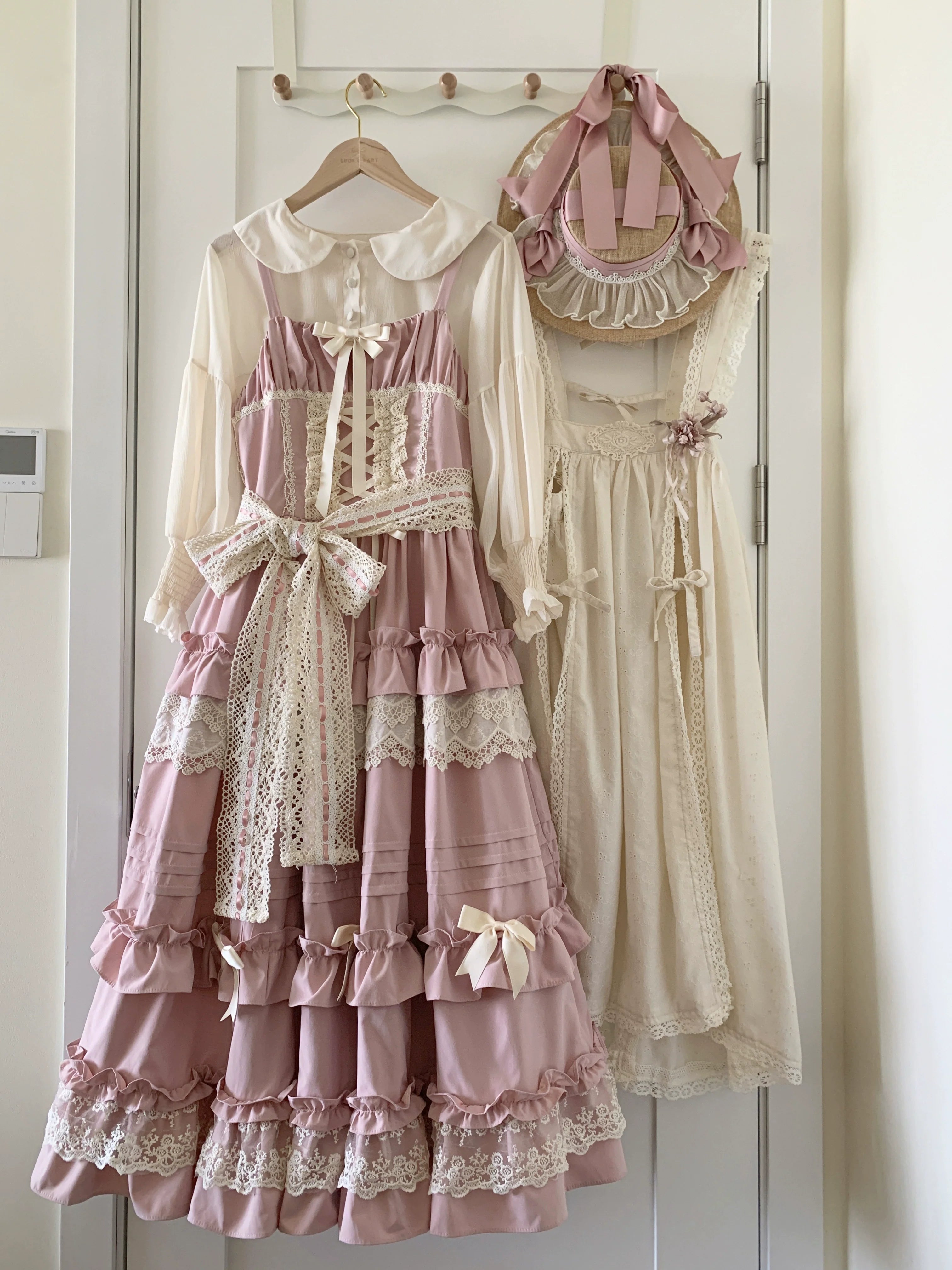 Lilianne Elegant Lolita Ruffled Hem JSK Dress - image 20