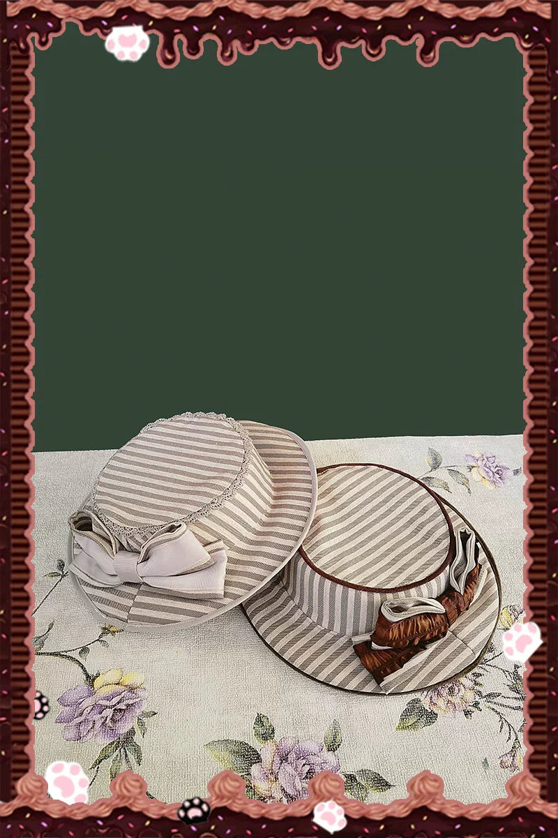 From Afar - Vintage Striped Peppy-Style Lolita JSK & Cape - image 25