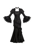 Twilight Witch-Inspired Black Gothic Lolita Skirt Set - image 36