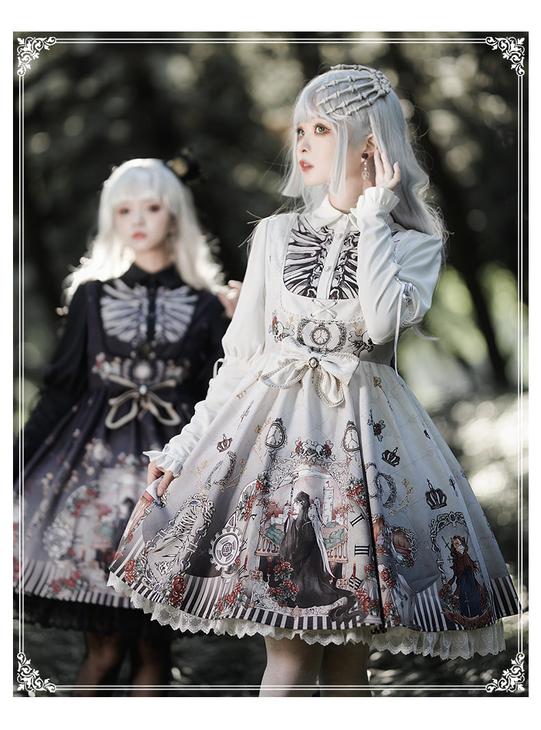 Black Fairytale - Gothic Twins Lolita JSK - image 4