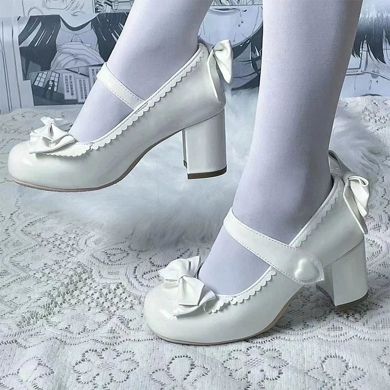 Elegant Lolita Heels Shoes Mary Jane Shoes - image 5