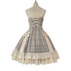 Memoirs of Backlight - Elegant Plaid Lolita JSK Dress - image 3