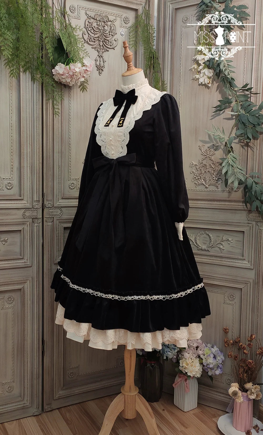 Vintage Elegant Velvet OP Dress - image 94