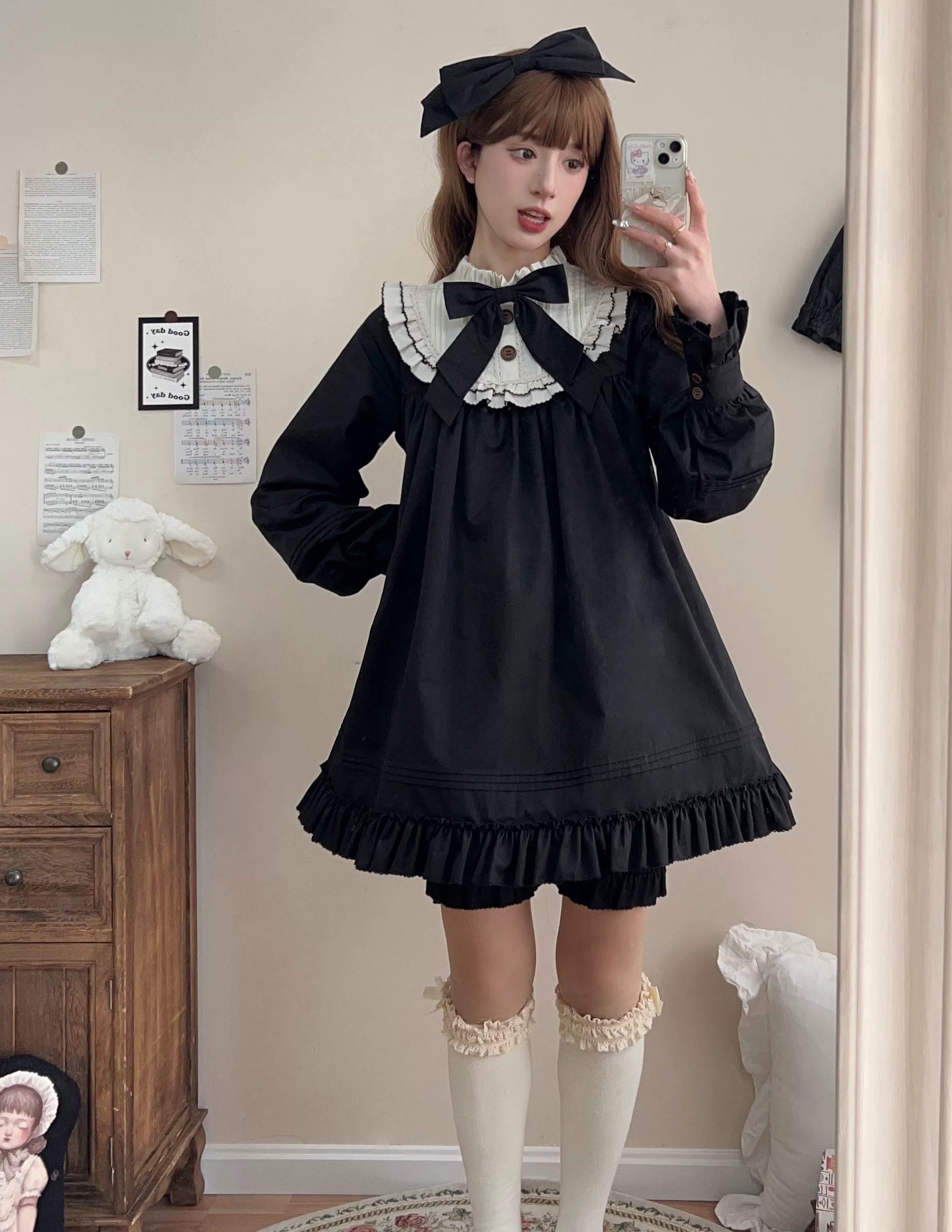Lullaby - Cotton Lolita OP Dress Kawaii Lolita Bloomers and Accessories - image 20