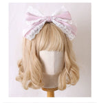 Sweet Lolita Handmade Christmas Pink Headdress - image 4