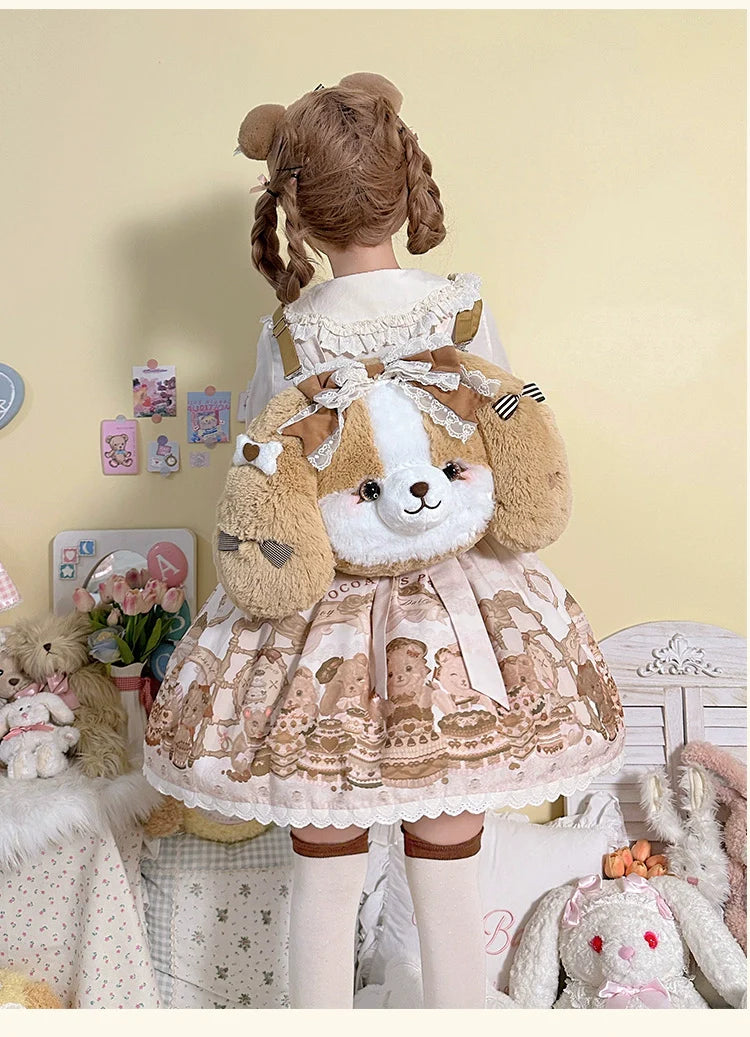 Pakcoco - Kawaii Lolita Bag, Plush Backpack - image 1