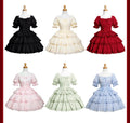 Miss Flora - Cotton Sweet Lolita Dress Set Doll-like OP and JSK - image 18