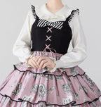 Puff Sleeve Knit Lolita Undershirt - image 12
