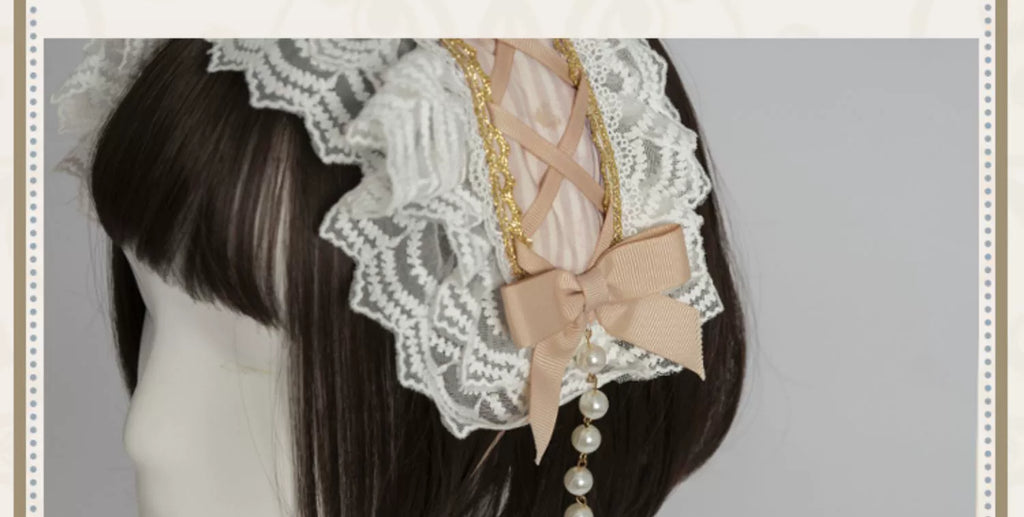 Chiffon Classic Lolita OP Dress, Long Sleeve - image 16