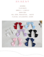 Sweet Lolita Ponytail Bow Hair Clips - image 13