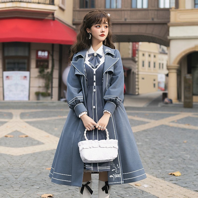 Chunlv Lolita - Book of Lies - Elegant College Style Princess JSK Set - image 1