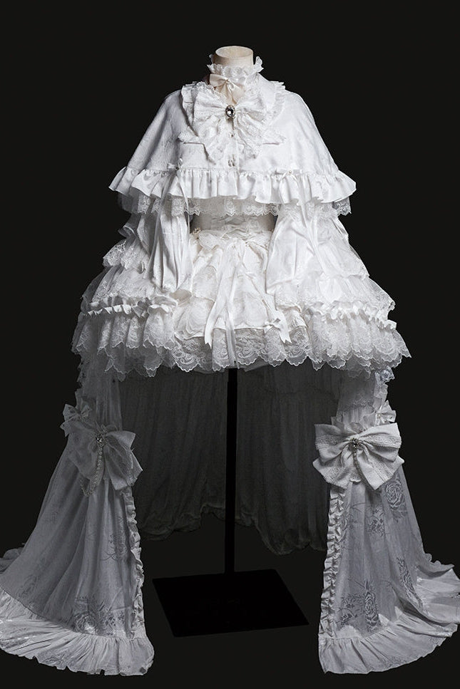 White Rabbit Princess - White Gothic Lolita JSK Set - image 2